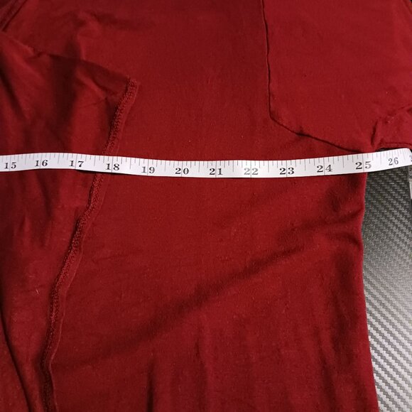 Vince Camuto Drape Front Open Cardigan Burgundy/Maroon Red Size 2X B2 - Picture 10 of 11